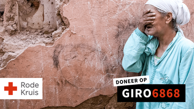Image of 'Help de slachtoffers in Marokko en doneer met 1.000 airmiles vijf euro aan Giro 6868'